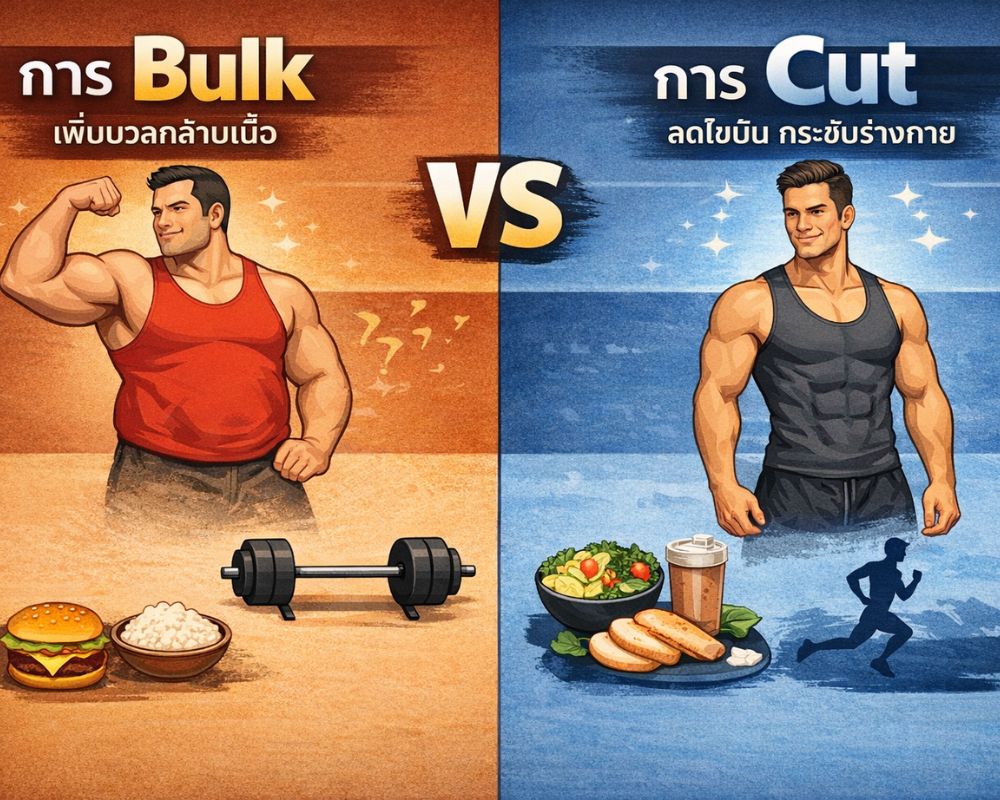 การ Bulk กับ Cut คืออะไร ต่างกันอย่างไร พร้อมเทคนิคปั้นหุ่นที่คนทำฟิตเนสต้องรู้